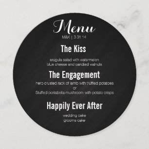 Menu do círculo - história de nosso amor