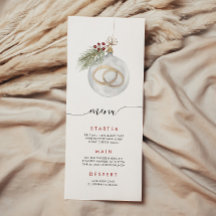 Menu do Enfeites de natal de inverno