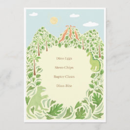 Menu do Partido Dino-Mite