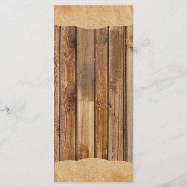 Menu do Programa de Casamento por País Russo de Bo (Frente)