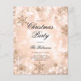 Menu do Programa de Convite para Férias de inverno