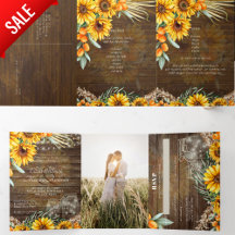 Menu do Programa de RSVP de Convite de casamento F