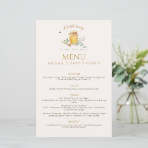 Menu Doce Little Honey Chá de fraldas