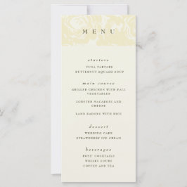 Menu Dourado Bloom Wedding