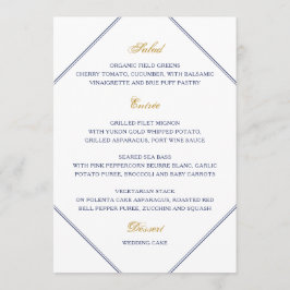 Menu Dourado Clássico e Casamento de Marinhos