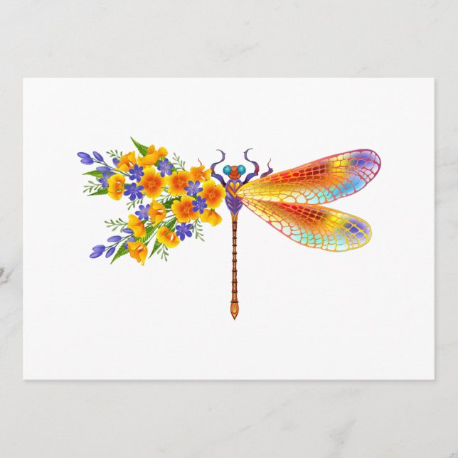 Menu Dragonfly Amarelo (Frente)