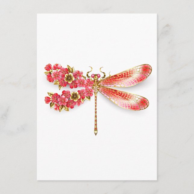 Menu Dragonfly com joalheria sakura (Frente)