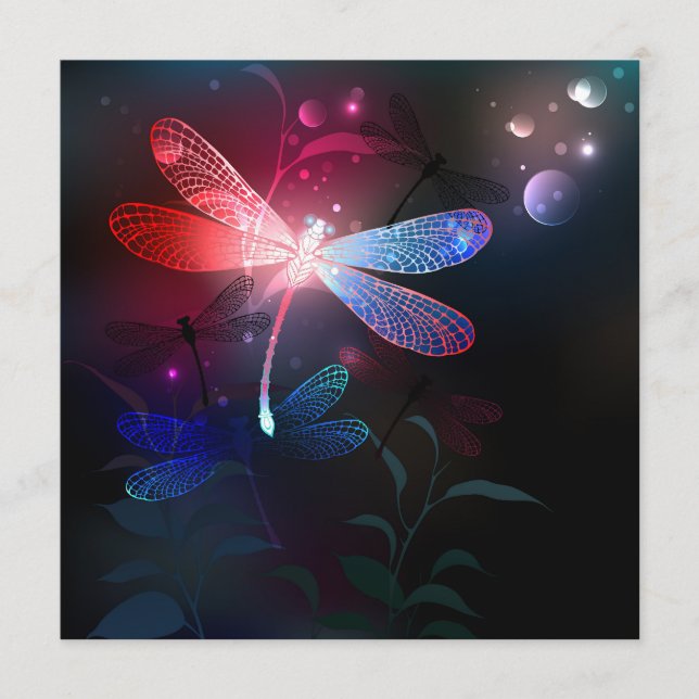 Menu Dragonfly vermelha (Frente)