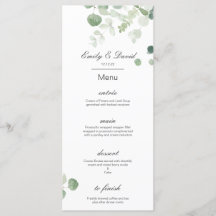 Menu editável, Menu Casamento, Chá de fraldas, Bri