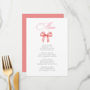 Menu Ela é casando de arco rosa