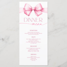 Menu Ela está Casando o Chá de panela de Arco de Rosa d