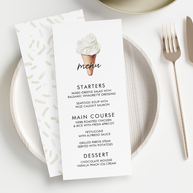 Menu Ela foi esfregada em Chá de panela de baunilha (Criador carregado)