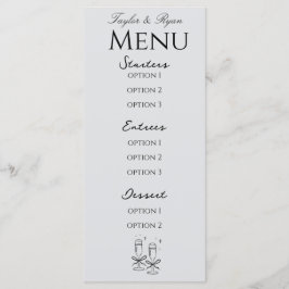 menu elegante