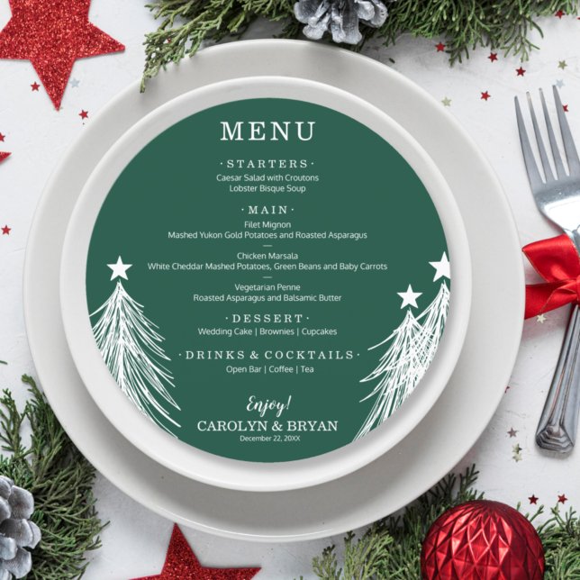 Menu Elegante Esmeralda Simples (Criador carregado)