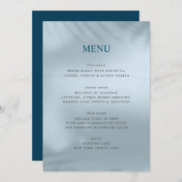 Menu Elementar Água e Gelo