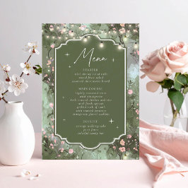 Menu Encantado Jardim Sweet 16 ID1163