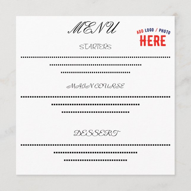 MENU ESTILO MODERNO PERSONALIZÁVEL BRANCO VERIFICADO MA (Verso)