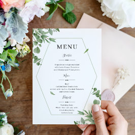 Menu Eucalyptus deixa casamento