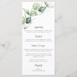 Menu Eucalyptus Quinceanera 15 Festa de aniversário Fot