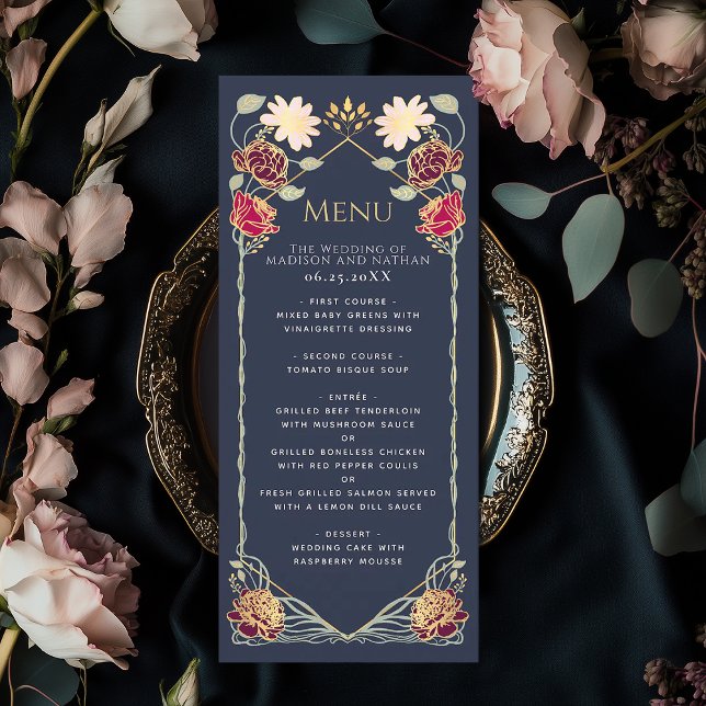 Menu Fantasy Encantado Casamento Floral Garden (Criador carregado)