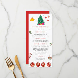 Menu Feriado de Natal