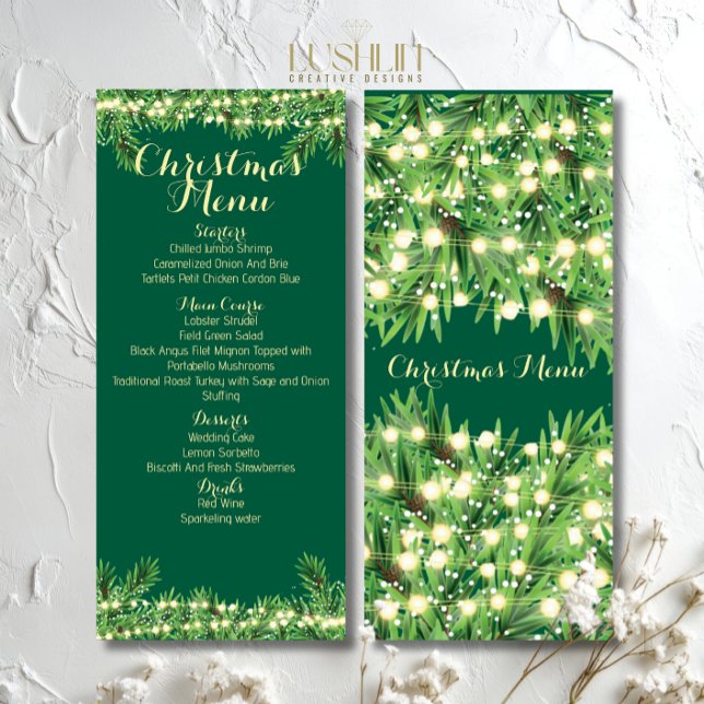 Menu Férias Festivas de Natal Janto ou Evento (Criador carregado)