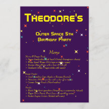 Festa de aniversário do Espaço Exterior