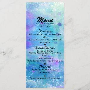 Menu Festa de Aniversário Personalizada Cauda de Sereia