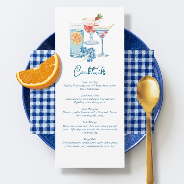 Menu Festa de Coquetel Cheers (Criador carregado)