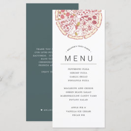 Menu Festa Tema Pizza | Cardápio