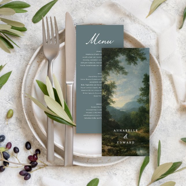Menu Fine Art Landscape Wedding Romantic Nature  (Criador carregado)