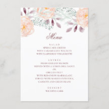 flor de pêssego de aquarela. Casamento botânico. F