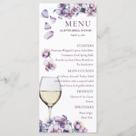 Menu Floral