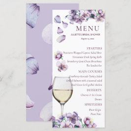 Menu Floral
