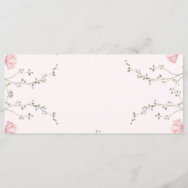 Menu Floral Bonito