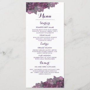Menu Floral Puro