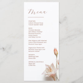 Menu Flores de Magnólia 3D