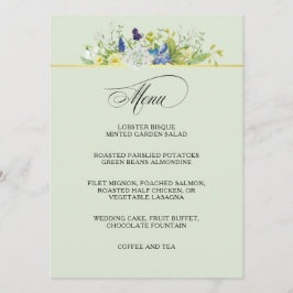 Menu Flores Selvagens Russas do Jardim Secreto