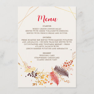 Menu Florestas Selvagens Florestais Fern Cogumelos Folh