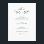 Menu Folhas simples de azeitona. Casamento italiano. Bo<br><div class="desc">Cardápio de casamento com folhas de oliveira. Adequado para aniversário,  aniversário e qualquer outra festa. Entre em contato comigo,  por favor,  se precisar de itens adicionais.</div>