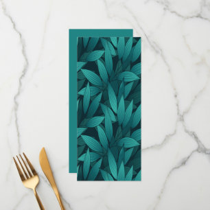 Menu Folhas tropicais gradativas