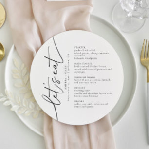Menu Forte Moderno Elegante