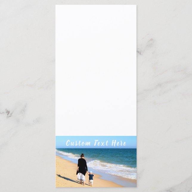 Menu Fotografia Personalizado com Fotografias e Te (Frente)