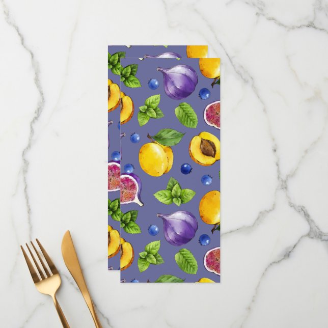 Menu Frutas de Verão (Frente/Verso In Situ)