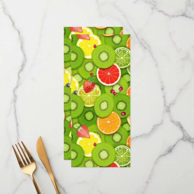 Menu Frutas de Verão 2 (Frente/Verso In Situ)