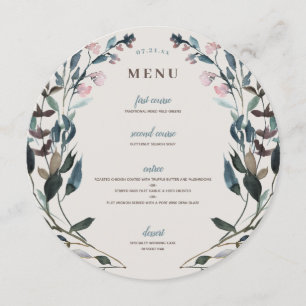Menu Garden Crest casca Círculo de Casamento