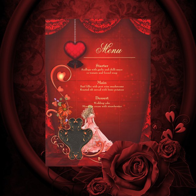 Menu Gótico Romance (Gothic Romance)