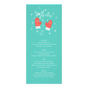 Menu Holiday de Natal do Hygge Mittens