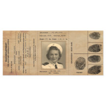 Identificação do Passaporte de Réplica de 1940s