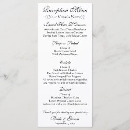 Menu Igreja em Auvers pelo Casamento Vincent van Gogh